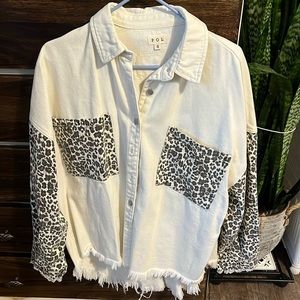 POL brand NWOT Jean Shacket